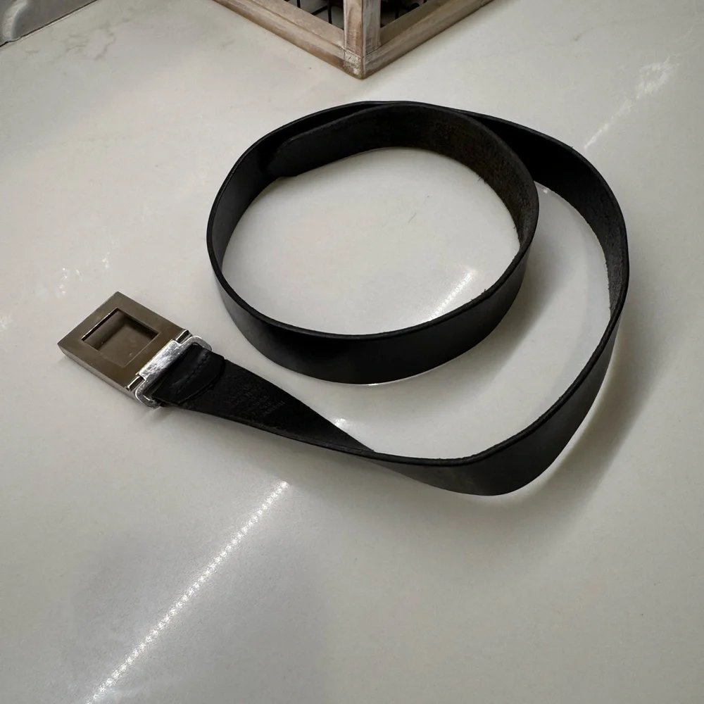 Men’s Black Leather Belt size 38